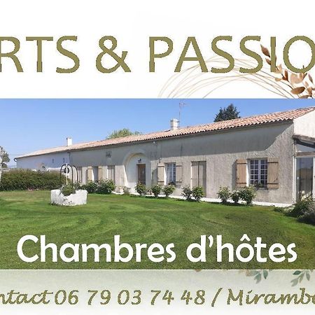 Bed and Breakfast Arts & Passion Mirambeau  Exteriér fotografie